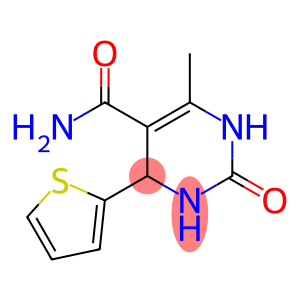 6-methyl-2-oxo-4-(2-thienyl)-1,2,3,4-tetrahydro-5-pyrimidinecarboxamide