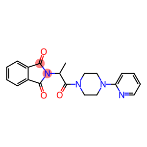 2-[1-methyl-2-oxo-2-(4-pyridin-2-ylpiperazin-1-yl)ethyl]-1H-isoindole-1,3(2H)-dione