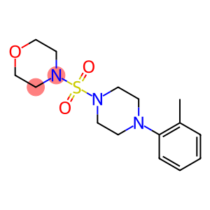 4-{[4-(2-methylphenyl)-1-piperazinyl]sulfonyl}morpholine