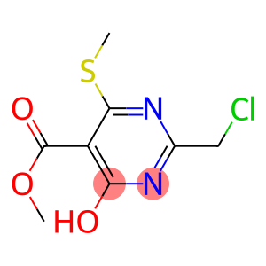methyl 2-(chloromethyl)-4-hydroxy-6-(methylsulfanyl)-5-pyrimidinecarboxylate