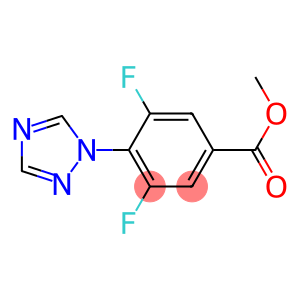 methyl 3,5-difluoro-4-(1H-1,2,4-triazol-1-yl)benzenecarboxylate