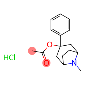 8-Methyl-3-phenyl-8-azabicyclo[3.2.1]octan-3-yl acetate hydrochloride