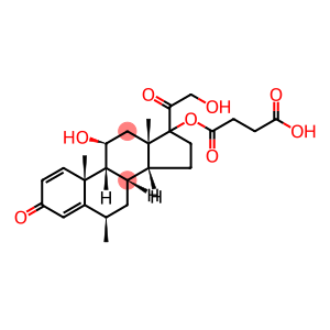 6α-Methyl Prednisolone 17-HeMisuccinate-d4 (Major)