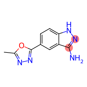 5-(5-methyl-1,3,4-oxadiazol-2-yl)-1H-indazol-3-amine