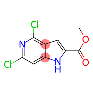 methyl 4,6-dichloro-1H-pyrrolo[3,2-c]pyridine-2-carboxylate