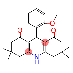 9-(2-methoxyphenyl)-3,3,6,6-tetramethyl-3,4,6,7,9,10-hexahydro-1,8(2H,5H)-acridinedione