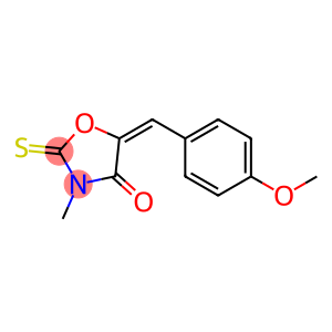 5-(4-methoxybenzylidene)-3-methyl-2-thioxo-1,3-oxazolidin-4-one