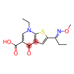 2-[1-(Methoxyimino)propyl]-7-ethyl-4,7-dihydro-4-oxothieno[2,3-b]pyridine-5-carboxylic acid