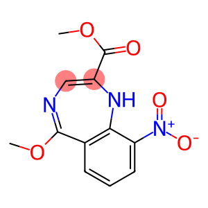 5-Methoxy-9-nitro-1H-1,4-benzodiazepine-2-carboxylic acid methyl ester