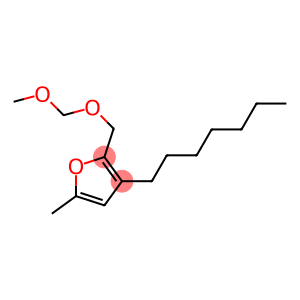 2-[(Methoxymethoxy)methyl]-3-heptyl-5-methylfuran