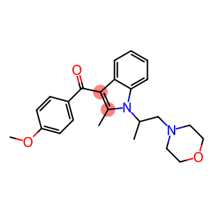 3-(4-Methoxybenzoyl)-2-methyl-1-[1-methyl-2-morpholinoethyl]-1H-indole