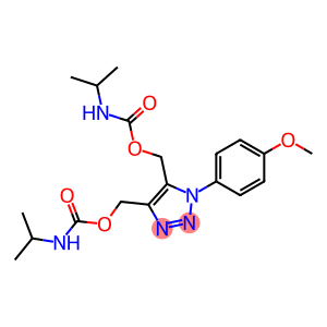 1-(4-Methoxyphenyl)-1H-1,2,3-triazole-4,5-dimethanol bis(N-isopropylcarbamate)