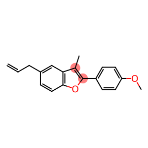 2-(4-Methoxyphenyl)-3-methyl-5-(2-propenyl)benzofuran
