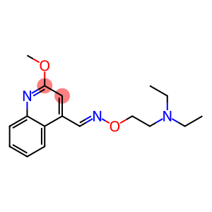 2-Methoxy-4-[[2-(diethylamino)ethoxy]iminomethyl]quinoline