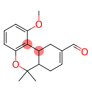 1-Methoxy-6a,7,10,10a-tetrahydro-6,6-dimethyl-6H-dibenzo[b,d]pyran-9-carbaldehyde
