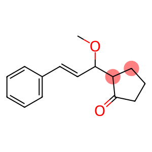 2-(1-Methoxy-3-phenyl-2-propenyl)cyclopentanone