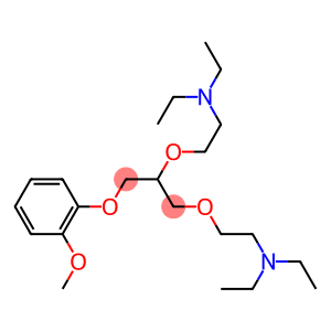 2,2'-[[1-[(2-Methoxyphenoxy)methyl]-1,2-ethanediyl]bis(oxy)]bis[N,N-diethylethanamine]