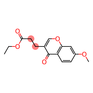 3-(7-Methoxy-4-oxo-4H-1-benzopyran-3-yl)propionic acid ethyl ester