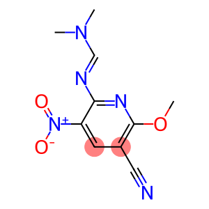 2-Methoxy-5-nitro-6-[[(dimethylamino)methylene]amino]pyridine-3-carbonitrile