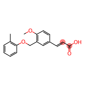 3-{4-methoxy-3-[(2-methylphenoxy)methyl]phenyl}acrylic acid