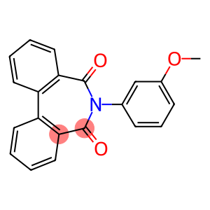 6-(3-methoxyphenyl)-5H-dibenzo[c,e]azepine-5,7(6H)-dione