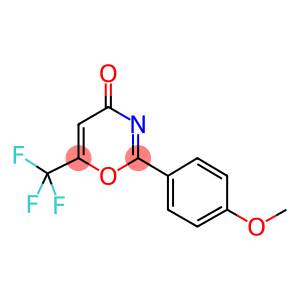 2-(4-METHOXY-PHENYL)-6-TRIFLUOROMETHYL-[1,3]-OXAZIN-4-ONE