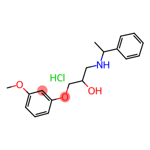 1-(3-METHOXYPHENOXY)-3-[(1-PHENYLETHYL)AMINO]PROPAN-2-OL HYDROCHLORIDE