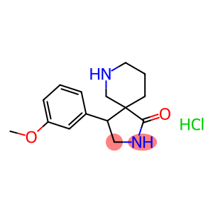 4-(3-METHOXYPHENYL)-2,7-DIAZASPIRO[4.5]DECAN-1-ONE HYDROCHLORIDE