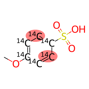 4-METHOXYBENZENE SULFONIC ACID, [RING-14C(U)]