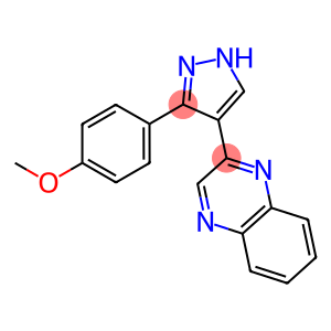 2-[3-(4-METHOXYPHENYL)-1H-PYRAZOL-4-YL]QUINOXALINE
