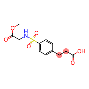3-{4-[(2-methoxy-2-oxoethyl)sulfamoyl]phenyl}propanoic acid