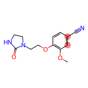 3-methoxy-4-[2-(2-oxoimidazolidin-1-yl)ethoxy]benzonitrile