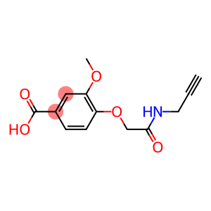 3-methoxy-4-[2-oxo-2-(prop-2-ynylamino)ethoxy]benzoic acid