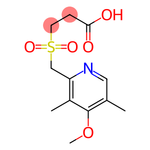 3-{[(4-methoxy-3,5-dimethylpyridin-2-yl)methane]sulfonyl}propanoic acid