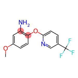 5-methoxy-2-{[5-(trifluoromethyl)pyridin-2-yl]oxy}aniline