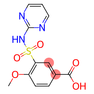 4-methoxy-3-(pyrimidin-2-ylsulfamoyl)benzoic acid