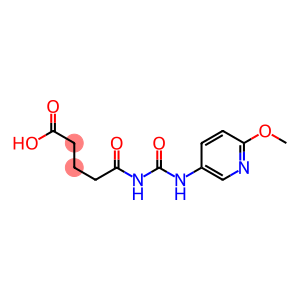 5-{[(6-methoxypyridin-3-yl)carbamoyl]amino}-5-oxopentanoic acid