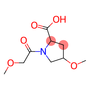 4-methoxy-1-(methoxyacetyl)pyrrolidine-2-carboxylic acid