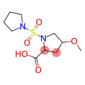 4-methoxy-1-(pyrrolidine-1-sulfonyl)pyrrolidine-2-carboxylic acid