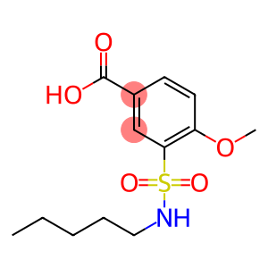 4-methoxy-3-(pentylsulfamoyl)benzoic acid