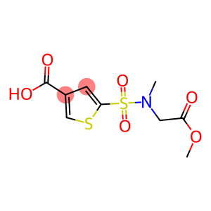 5-[(2-methoxy-2-oxoethyl)(methyl)sulfamoyl]thiophene-3-carboxylic acid