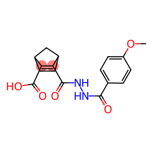 3-{[2-(4-methoxybenzoyl)hydrazino]carbonyl}bicyclo[2.2.1]hept-5-ene-2-carboxylic acid