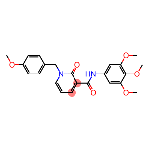 1-(4-methoxybenzyl)-2-oxo-N-(3,4,5-trimethoxyphenyl)-1,2-dihydro-3-pyridinecarboxamide