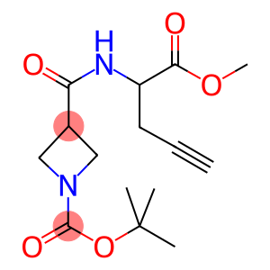 3-(1-METHOXYCARBONYL-BUT-3-YNYLCARBAMOYL)-AZETIDINE-1-CARBOXYLIC ACID TERT-BUTYL ESTER