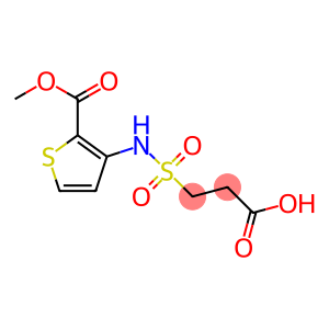 3-{[2-(methoxycarbonyl)thiophen-3-yl]sulfamoyl}propanoic acid