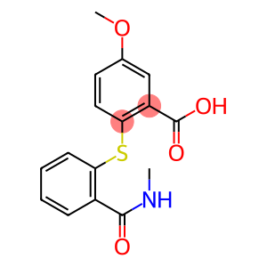 5-methoxy-2-({2-[(methylamino)carbonyl]phenyl}thio)benzoic acid