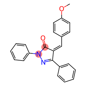 4-[(4-methoxyphenyl)methylene]-2,5-diphenyl-2,4-dihydro-3h-pyrazol-3-one