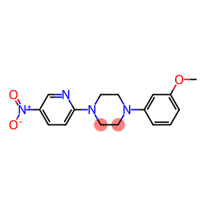 1-(3-methoxyphenyl)-4-(5-nitro-2-pyridinyl)piperazine