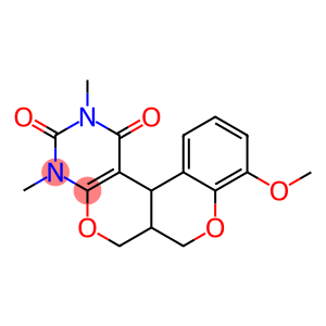 9-methoxy-2,4-dimethyl-4,6a,7,12b-tetrahydro-1H,6H-chromeno[4',3':4,5]pyrano[2,3-d]pyrimidine-1,3(2H)-dione