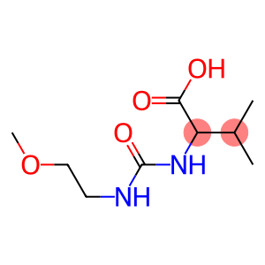 2-{[(2-methoxyethyl)carbamoyl]amino}-3-methylbutanoic acid
